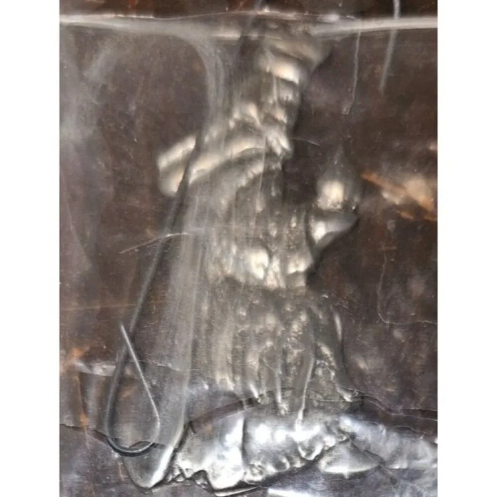 5pc‎ Vintage Ornaments Nativity Pewter Handmade Artisan Signed New